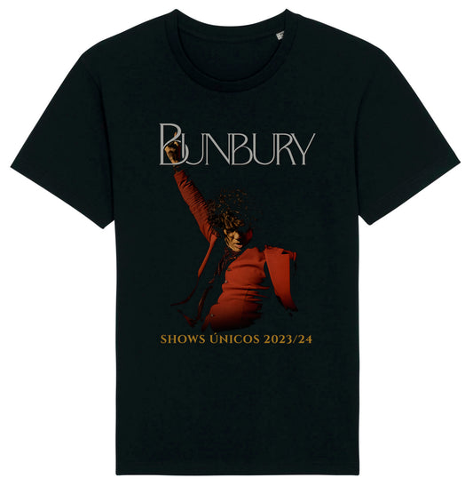 CAMISETA BUNBURY SHOWS ÚNICOS ROJO